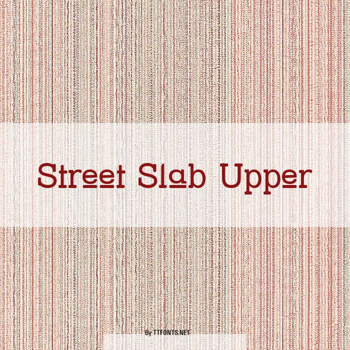 Street Slab Upper example